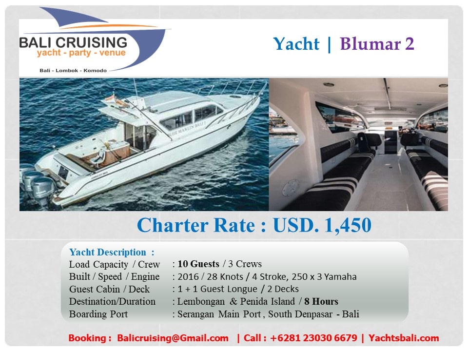 Yacht Catalog of Bali Cruising, bali yacht boat, bali cruises charter