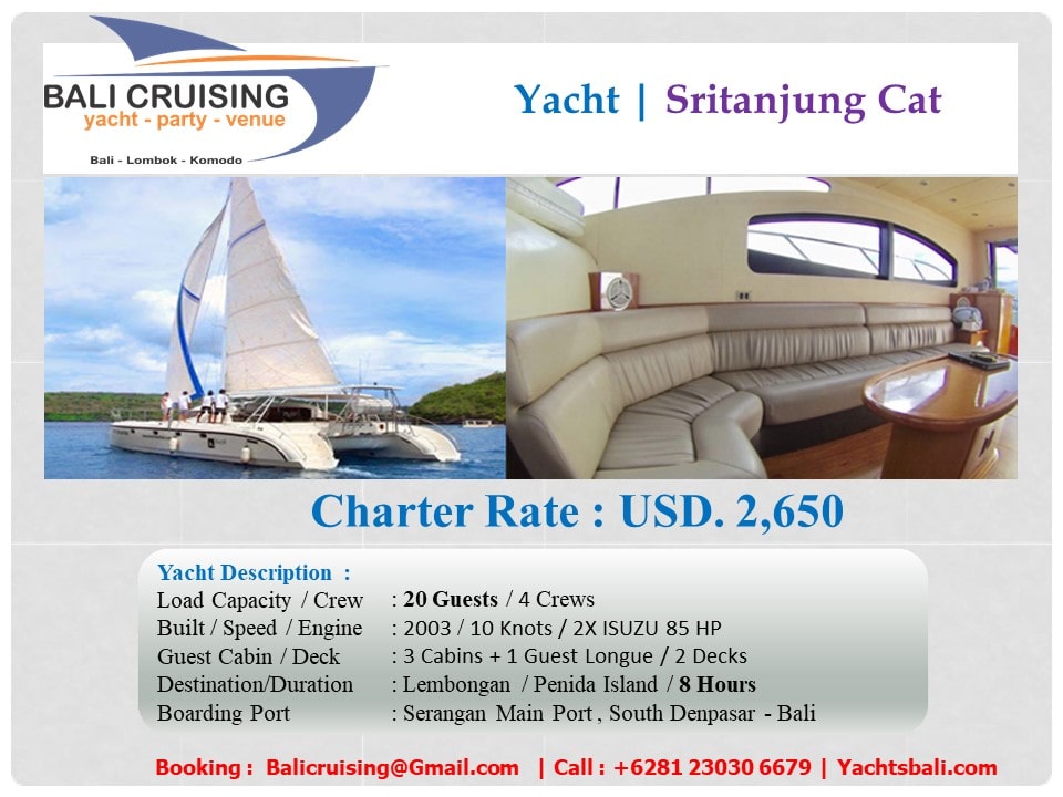 Yacht Catalog of Bali Cruising, bali yacht boat, bali cruises charter ...